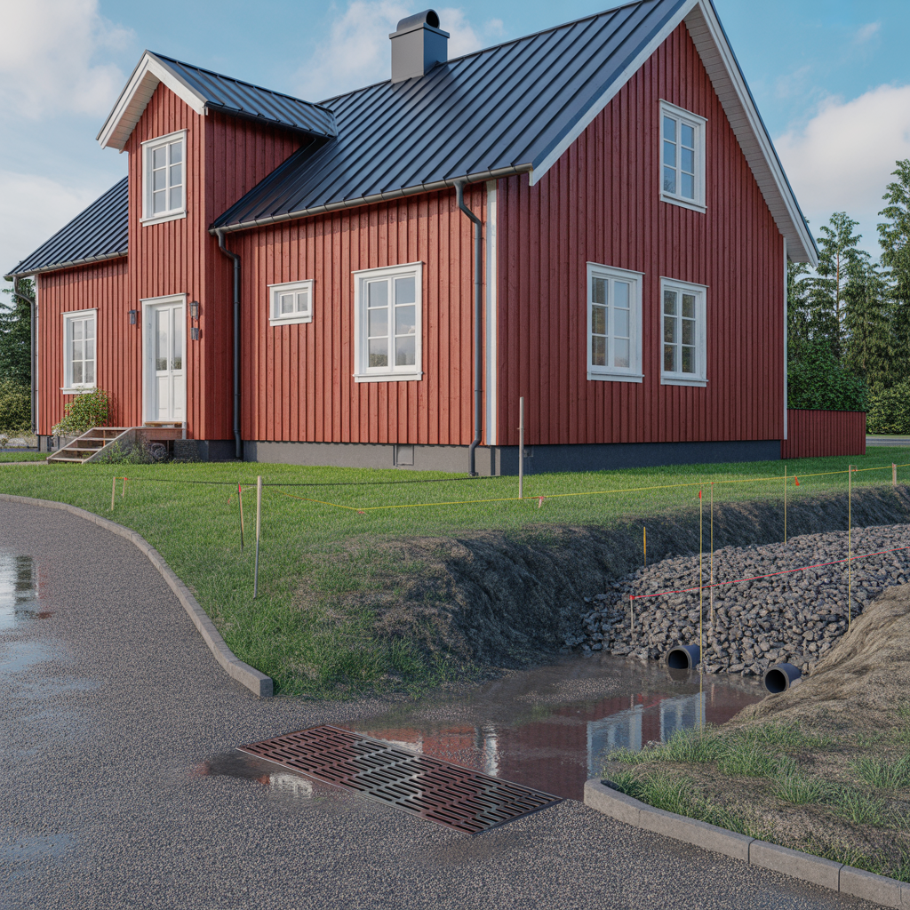 dagvattenbrunn pa tomten placering dimensionering och kostna